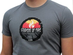 Student Of Fire T-Shirt (Charcoal), The Supply Cache