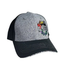 Ball Cap With Wreath (Grey/Black), Wildland Firefighter Foundation