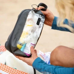 RunOff Waterproof Toiletry Bag, Nite Ize -Survival Provisions 619 61019 RunOff Waterproof Toiletry Bag action 3