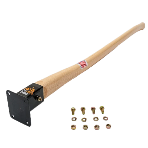 Preassembled Rectangle Replacement Handle-40" Hickory, J.R. Fire Tools 1 Preassembled Rectangle Replacement Handle-40" Hickory, J.R. Fire Tools