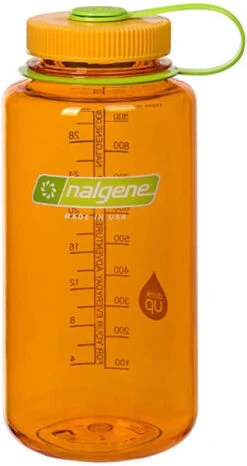 Wide Mouth 32 Oz. Sustain Water Bottle, Nalgene, BPA Free -Survival Provisions 709 55322 Clementine Orange