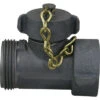 Hose Line Tee 1 NP X 1 NP (w/ Cap & Chain), S & H Products